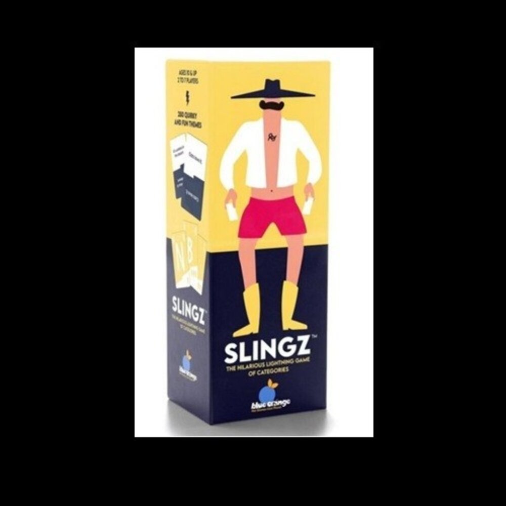 Slingz from Blue Orange: Quirky Lightning Card Game of Categories